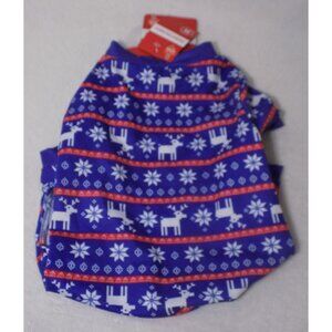 Pet Central Reindeer Print Dog Pajama - Size Medium - New With Tags